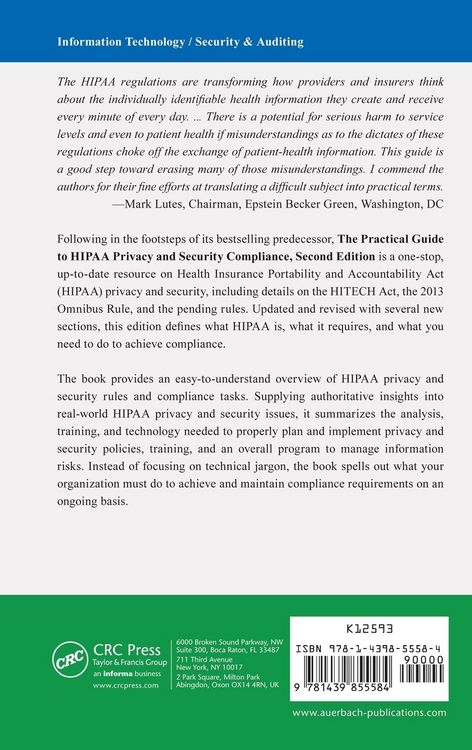 Produktbild: The Practical Guide to HIPAA Privacy and Security Compliance