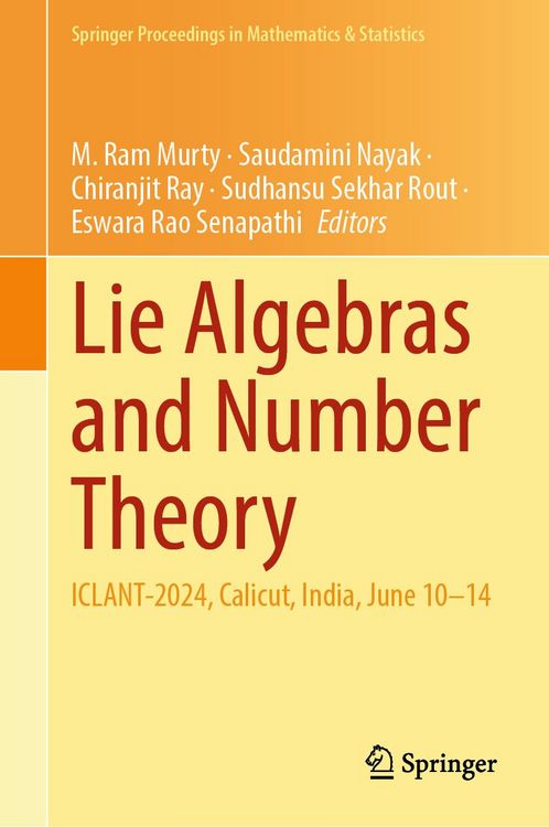 Produktbild: Lie Algebras and Number Theory