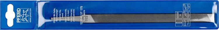Produktbild: PFERD TOOLS 18801226 Chisel Bit Feile Flachstumpf Hieb 2 zum Sch&auml;rfen von Kantenschliff-S&auml;geketten L&auml;nge 175 mm 1 St.