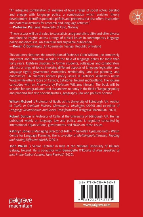 Produktbild: Language, Policy and Territory