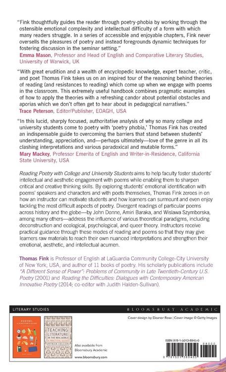 Produktbild: Reading Poetry with College and University Students