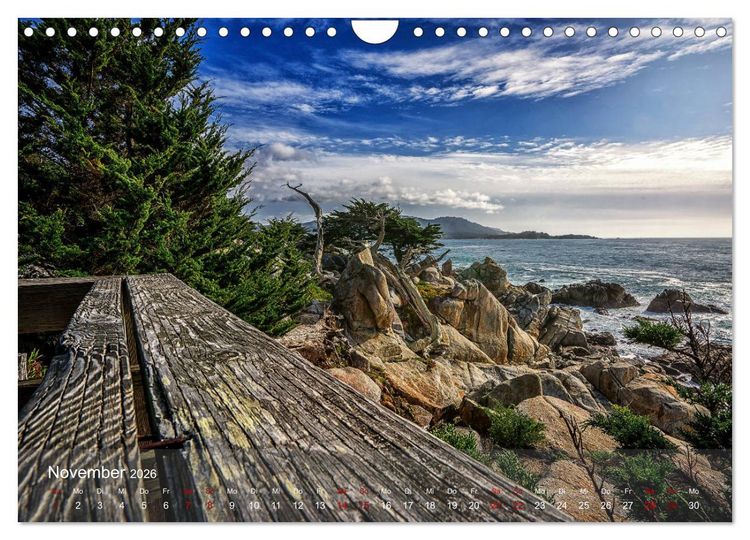 Produktbild: Traumstra&szlig;e Kaliforniens - California Highway No.1 (Wandkalender 2026 DIN A4 quer), CALVENDO Monatskalender