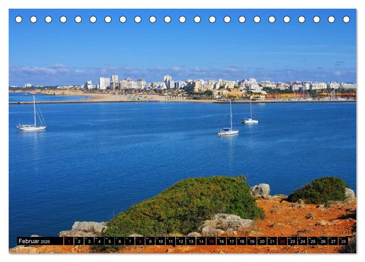 Produktbild: Algarve (Tischkalender 2026 DIN A5 quer), CALVENDO Monatskalender