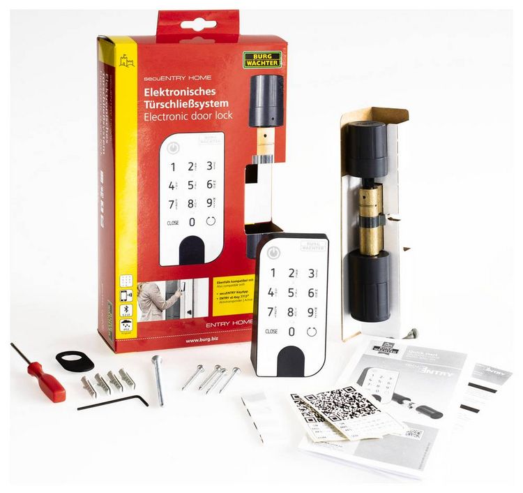 Produktbild: Burg W&auml;chter ENTRYhome 5001 PIN 50010 T&uuml;rschloss IP53