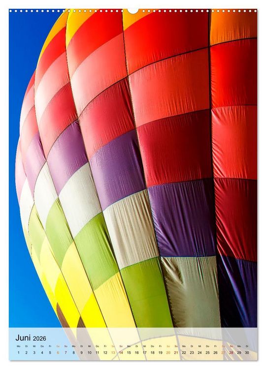 Produktbild: Ballon fahren - mein Traum (Wandkalender 2026 DIN A2 hoch), CALVENDO Monatskalender