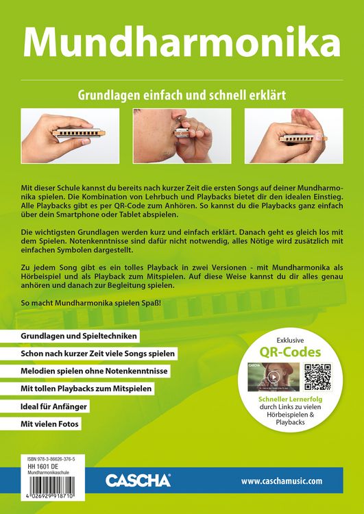 Produktbild: Mundharmonika - Schnell und einfach lernen