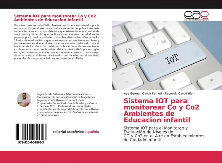 Produktbild: Sistema IOT para monitorear Co y Co2 Ambientes de Educacion infantil