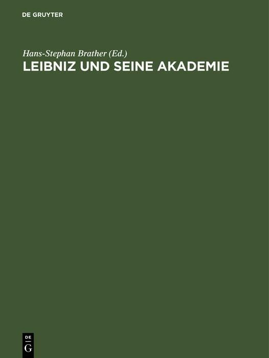 Produktbild: Leibniz und seine Akademie