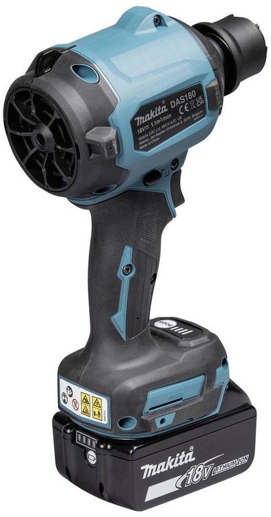 Produktbild: Makita DAS180Z Akku-Gebl&auml;se Luftdurchsatz 1.1 m&sup3;/min Luftgeschwindigkeit 200 m/s Li-Ion 18 V ohne Akku, ohne Ladeger&auml;t