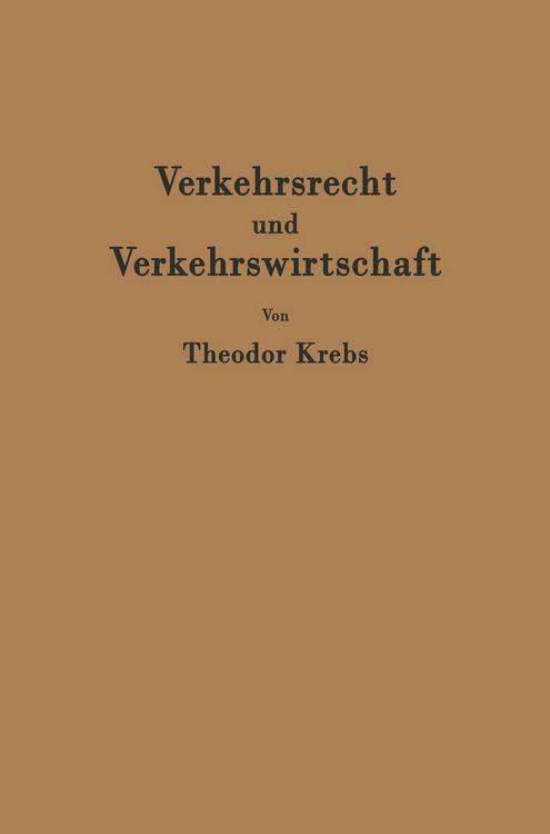 Produktbild: Verkehrsrecht und Verkehrswirtschaft