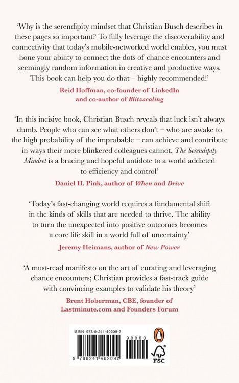 Produktbild: Busch, D: The Serendipity Mindset