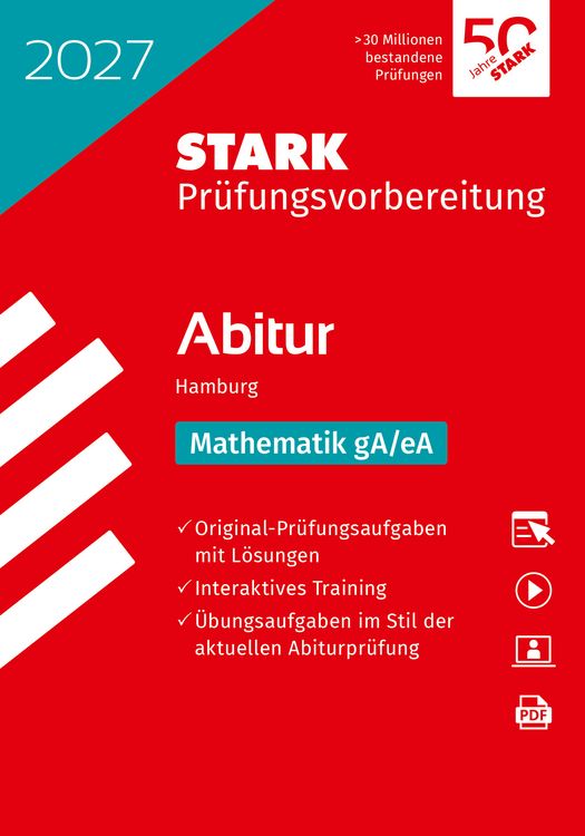 Produktbild: STARK Mathematik gA/eA - Abitur 2027 Hamburg - Pr&uuml;fungsvorbereitung