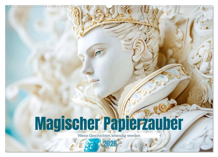 Produktbild: Magischer Papierzauber (Wandkalender 2026 DIN A2 quer), CALVENDO Monatskalender