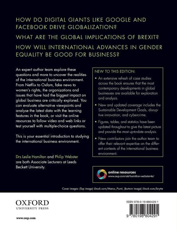 Produktbild: International Business Environment 4e