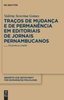 Produktbild: Tra&ccedil;os de mudan&ccedil;a e de perman&ecirc;ncia em editoriais de jornais pernambucanos