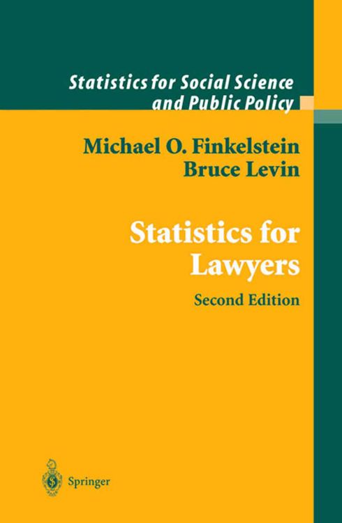 Produktbild: Statistics for Lawyers