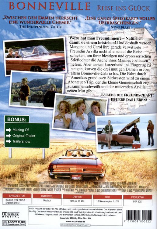 Produktbild: Bonneville - Reise ins Gl&uuml;ck