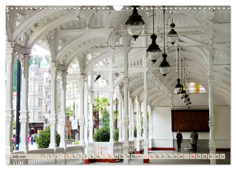 Produktbild: Famous Spas in the Czech Republic (Wall Calendar 2026 DIN A3 landscape), CALVENDO 12 Month Wall Calendar