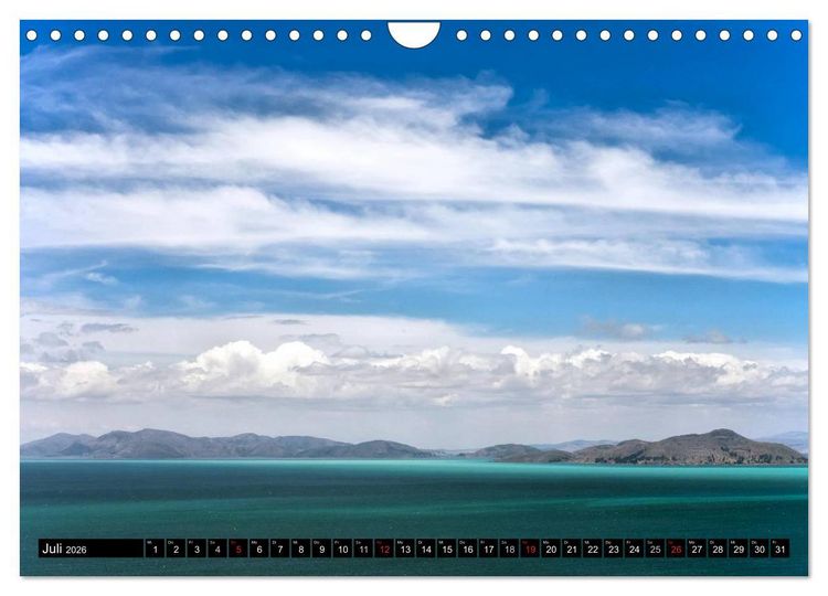 Produktbild: Peru - Bolivien. Eine s&uuml;damerikanische Zwei-L&auml;nder-Reise (Wandkalender 2026 DIN A4 quer), CALVENDO Monatskalender