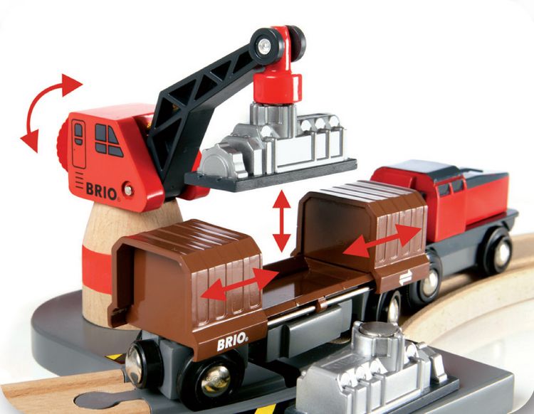 Produktbild: BRIO Strassen & Schienen Bahn Set