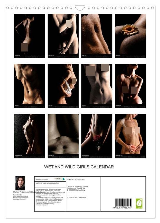 Produktbild: WET AND WILD GIRLS CALENDAR (Wandkalender 2026 DIN A3 hoch), CALVENDO Monatskalender