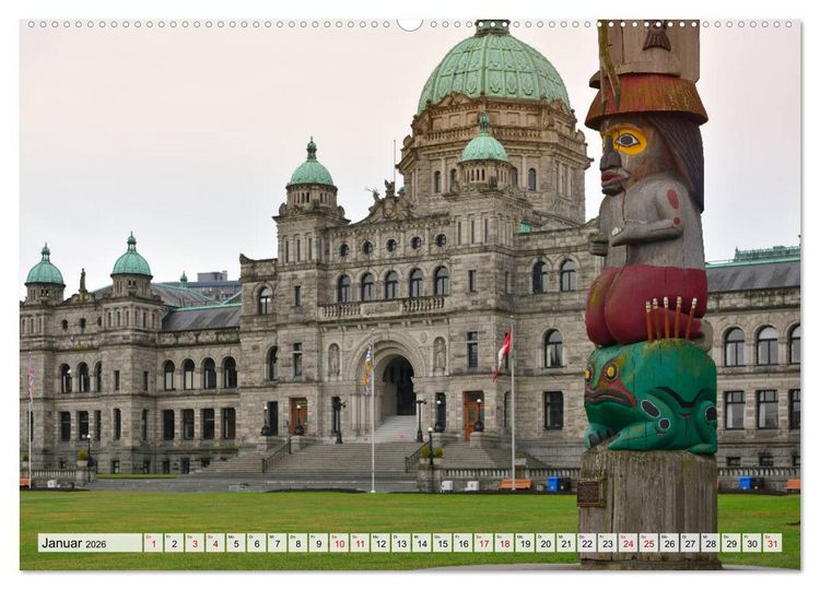 Produktbild: Zauberhaftes Victoria BC (Wandkalender 2026 DIN A2 quer), CALVENDO Monatskalender