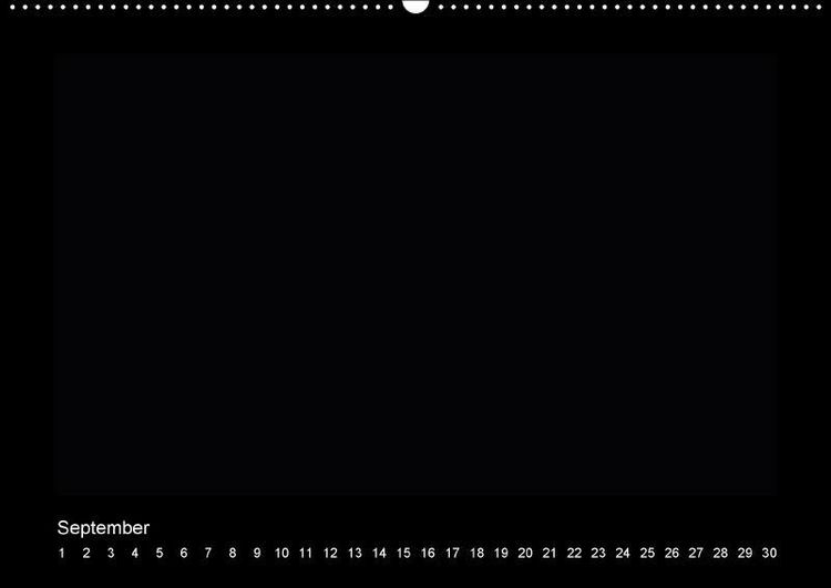 Produktbild: Geburtstags - Bastelkalender - Schwarz (Wandkalender immerw&auml;hrend DIN A2 quer)