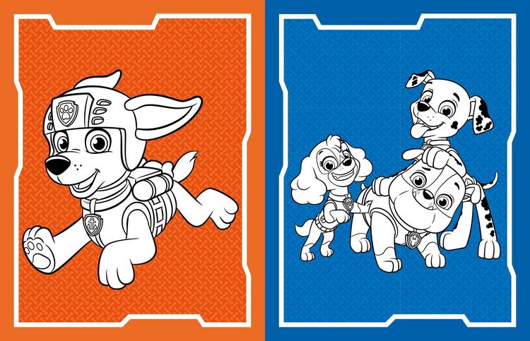 Produktbild: PAW Patrol 3-in-1 Malbuch I Ab 4 Jahren
