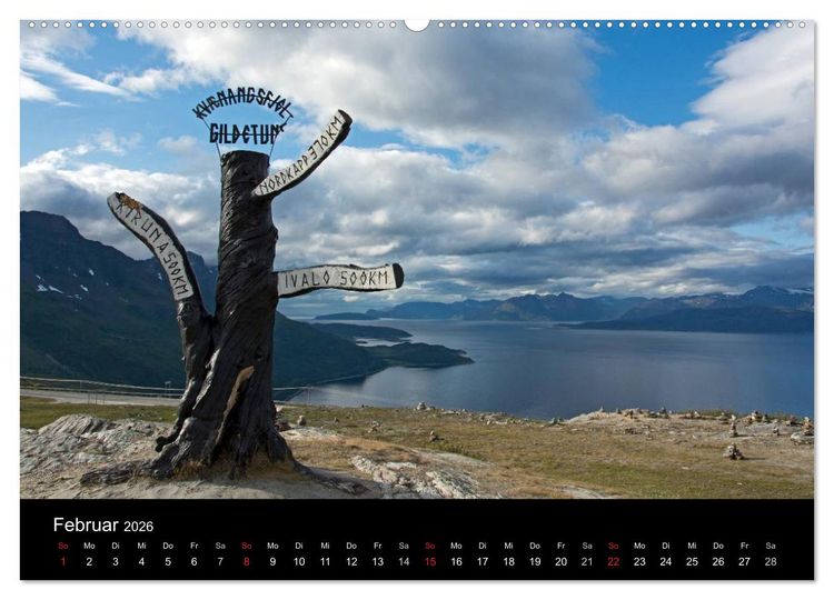 Produktbild: Landschaften Norwegens zwischen Polarkreis und Nordkap (Wandkalender 2026 DIN A2 quer), CALVENDO Monatskalender