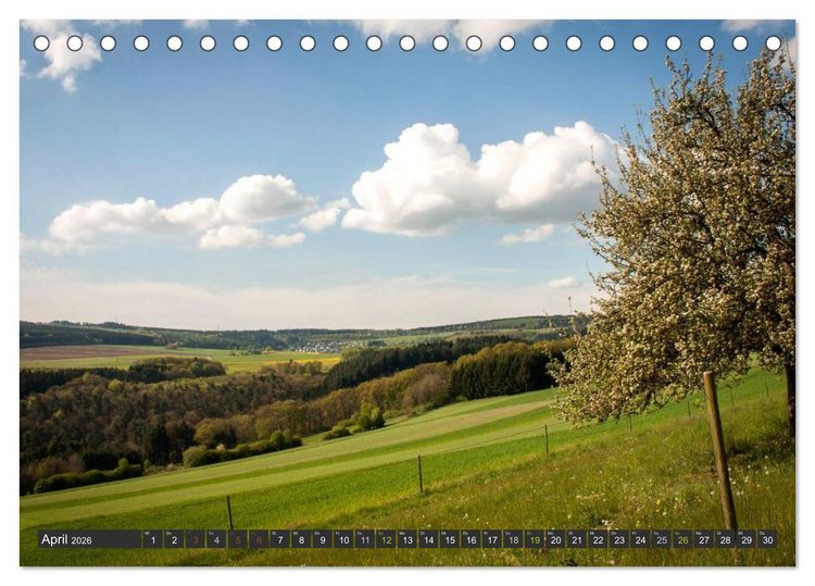 Produktbild: Unterwegs im Hunsr&uuml;ck (Tischkalender 2026 DIN A5 quer), CALVENDO Monatskalender