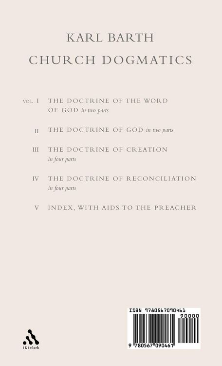 Produktbild: Church Dogmatics