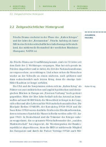 Produktbild: Biedermann und die Brandstifter von Max Frisch