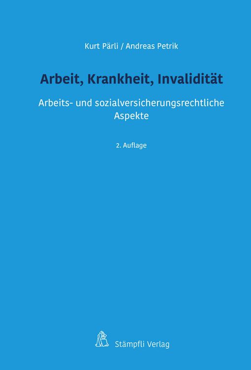 Produktbild: Arbeit, Krankheit, Invalidit&auml;t
