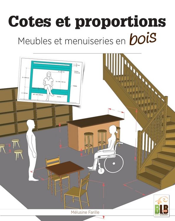Produktbild: Cotes et proportions : meubles et menuiseries en bois