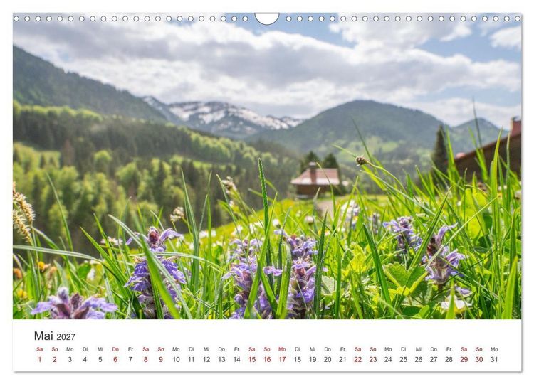 Produktbild: Naturwunder Berge (Wandkalender 2027 DIN A3 quer), CALVENDO Monatskalender