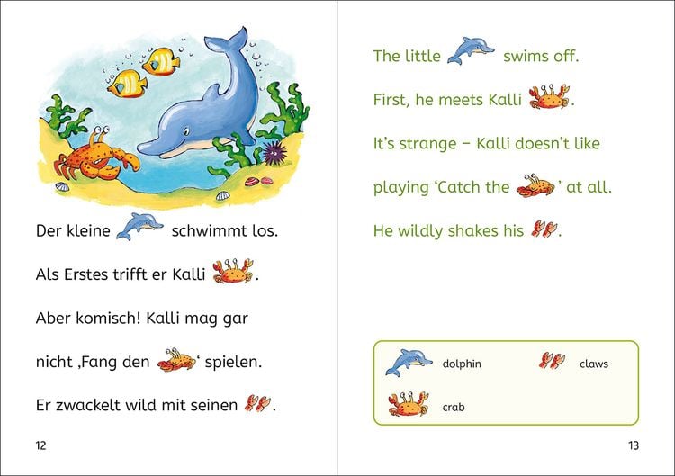 Produktbild: Bildermaus - Mit Bildern Englisch lernen - Delfingeschichten - Dolphin Stories