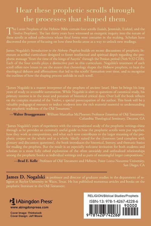 Produktbild: Introduction to the Hebrew Prophets