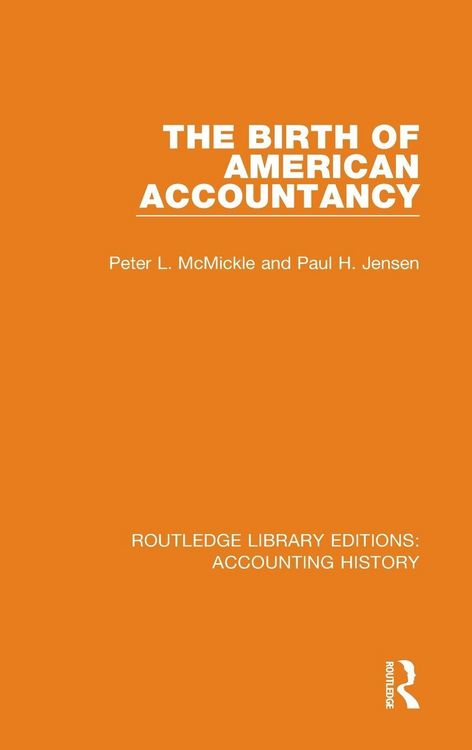 Produktbild: The Birth of American Accountancy