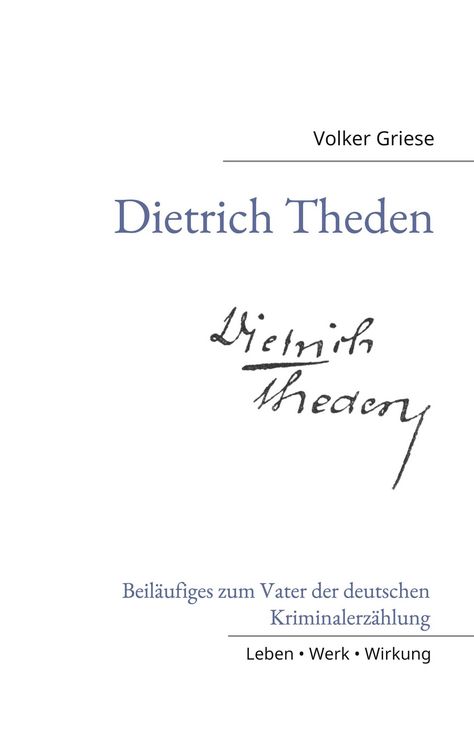 Produktbild: Dietrich Theden