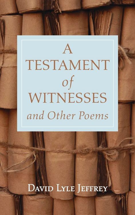 Produktbild: A Testament of Witnesses and Other Poems