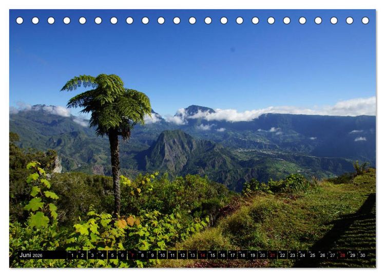Produktbild: La R&eacute;union - Paradies im indischen Ozean (Tischkalender 2026 DIN A5 quer), CALVENDO Monatskalender