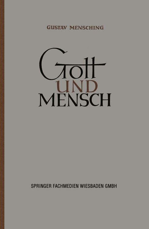 Produktbild: Gott und Mensch