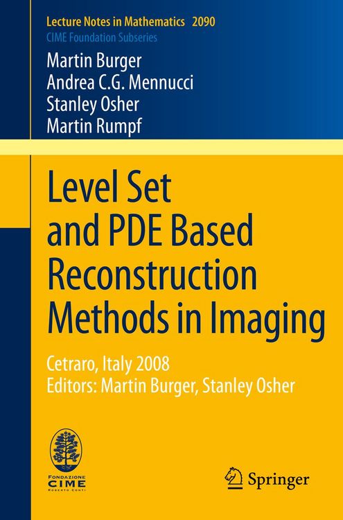 Produktbild: Level Set and PDE Based Reconstruction Methods in Imaging
