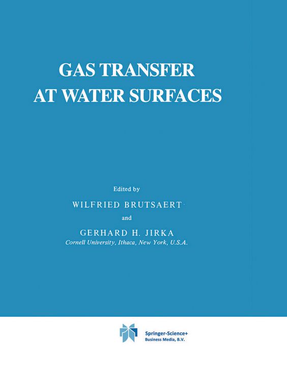 Produktbild: Gas Transfer at Water Surfaces