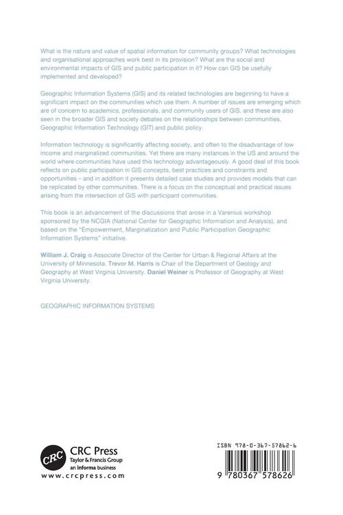 Produktbild: Community Participation and Geographical Information Systems