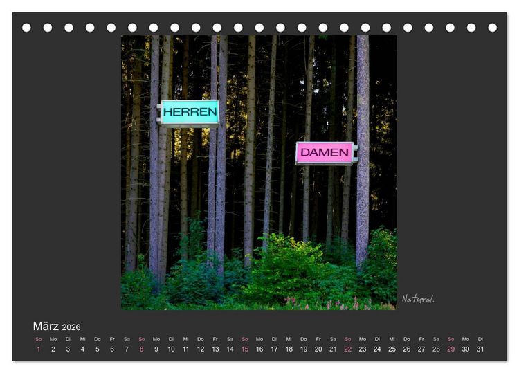 Produktbild: Schwarzwald. Anders. (Tischkalender 2026 DIN A5 quer), CALVENDO Monatskalender
