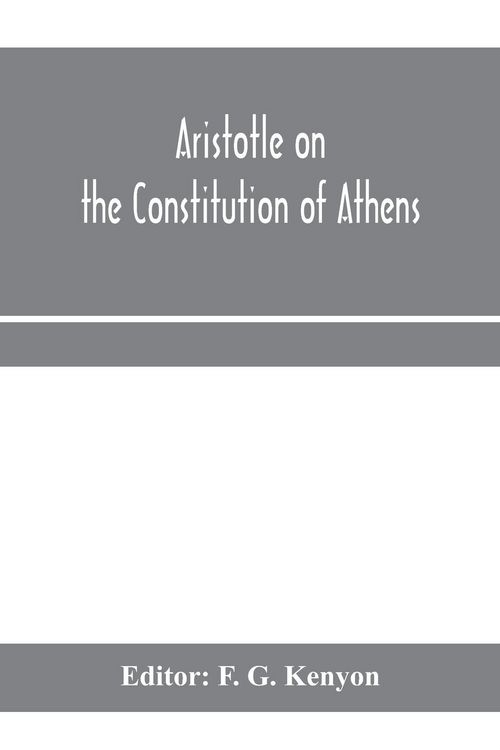 Produktbild: Aristotle on the constitution of Athens