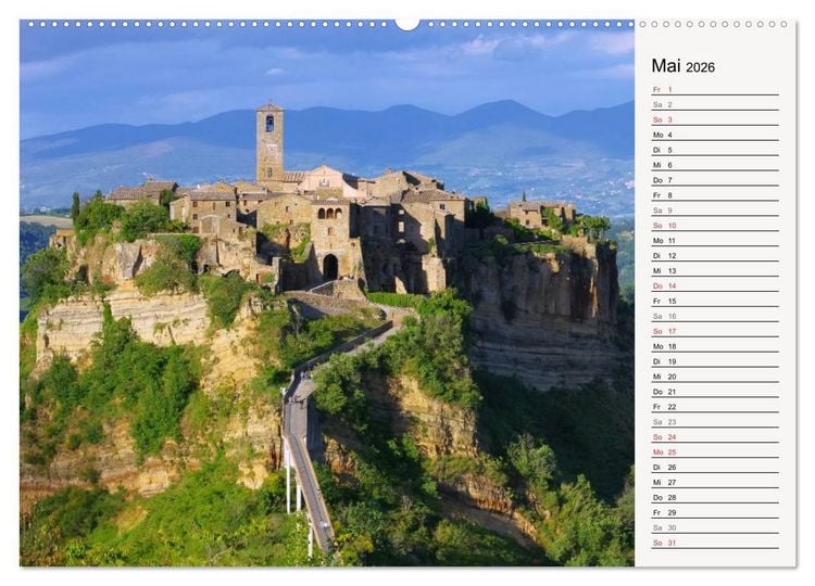 Produktbild: Italia (hochwertiger Premium Wandkalender 2026 DIN A2 quer), Kunstdruck in Hochglanz