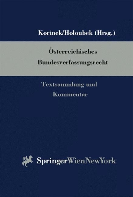Produktbild: &Ouml;sterreichisches Bundesverfassungsrecht