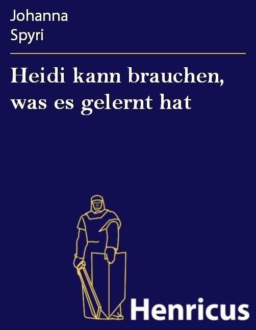 Produktbild: Heidi kann brauchen, was es gelernt hat